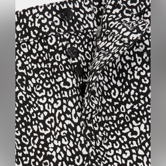 NEW The Kooples (MSRP:$215.00) BLACK LEOPARD/CHEETAH  PRINT SLIM-FIT JEANS - Picture 4 of 6